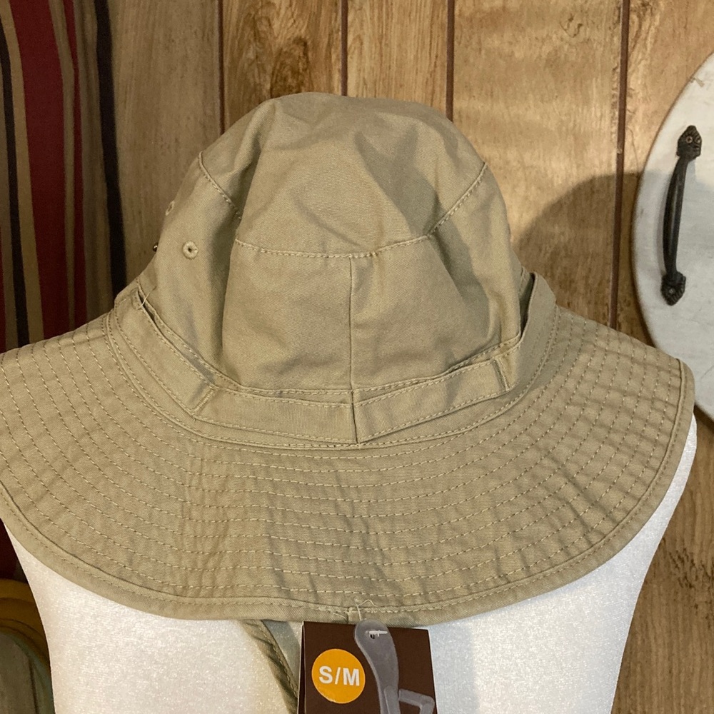 Free Authority Tan Wide Brim Sun Hat